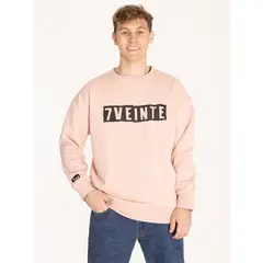 7VEINTE - Polerón Hombre Barlogo Rosado