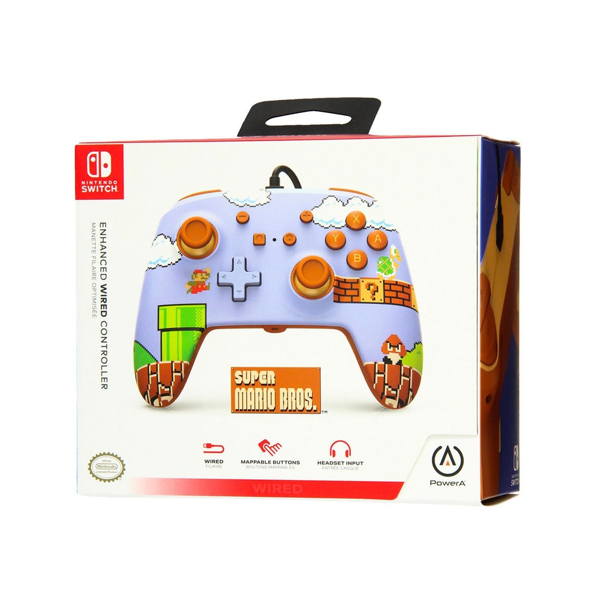 POWER A - Control Power A Super Mario Bros Wired - Nintendo Switch