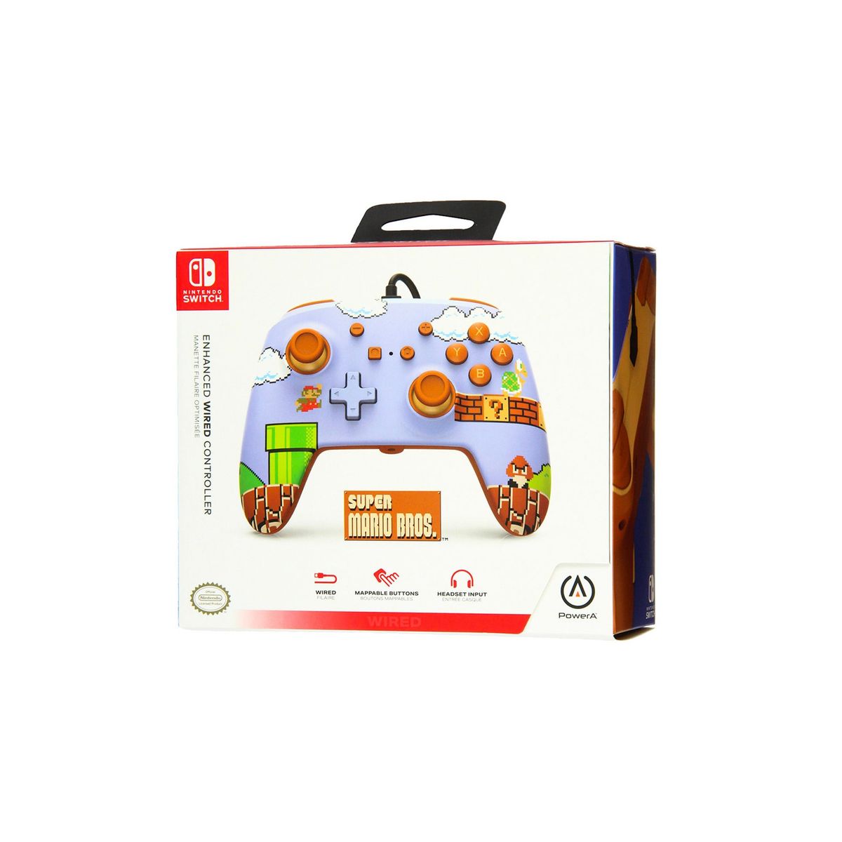 POWER A - Control Power A Super Mario Bros Wired - Nintendo Switch