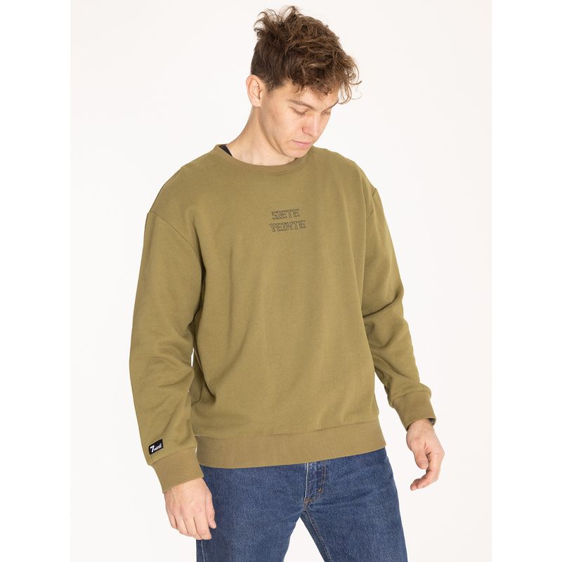 7VEINTE - Polerón Hombre Cutz Verde 7VEINTE