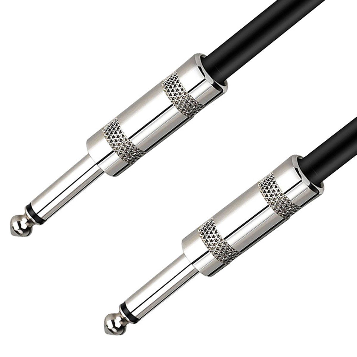 ULINK - CABLE DE AUDIO PLUG 6.3MM MONO, 6 METROS M/M. NEGRO
