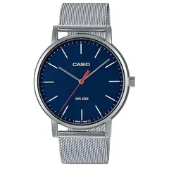 CASIO - Reloj de Hombre Silver Elegant MTP-E171M-2EVDF - Plateado