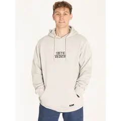 7VEINTE - Polerón Hombre Sietebones Crema