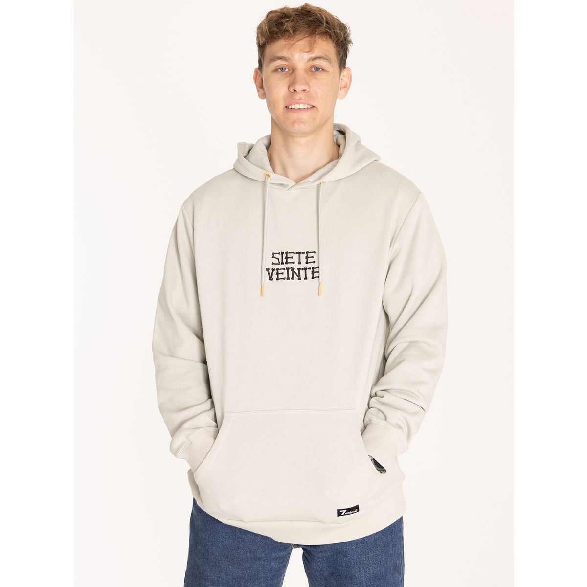 7VEINTE - Polerón Hombre Sietebones Crema 7VEINTE