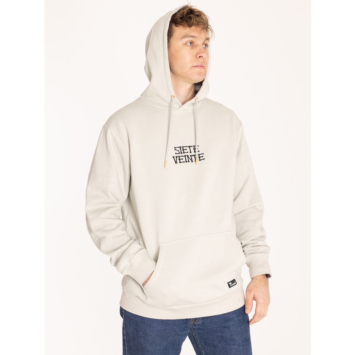 7VEINTE - Polerón Hombre Sietebones Crema 7VEINTE