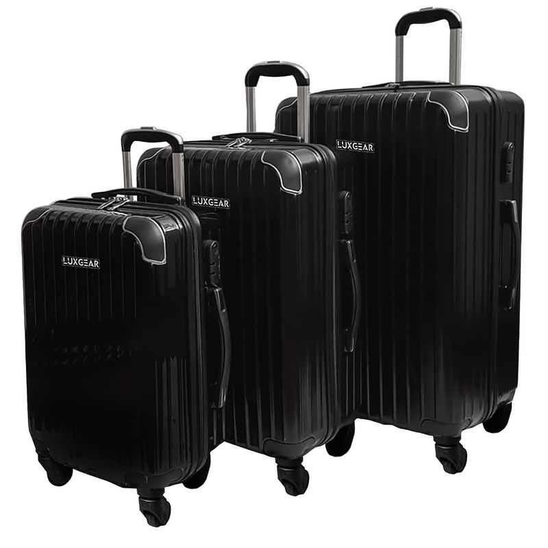 LUXGEAR - Maletas 10 15 23kg Luxgear Set x3 Maletas Viaje Antigolpes