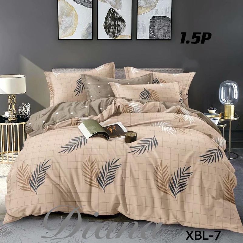 GENERICO - CUBRECAMA DE VERANO DELGADO QUILT 1.5 PLAZA BIEGE CON DISEÑO DIANA