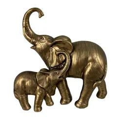 CAP DOR - Figura Elefantes Mamá e Hijo Lines