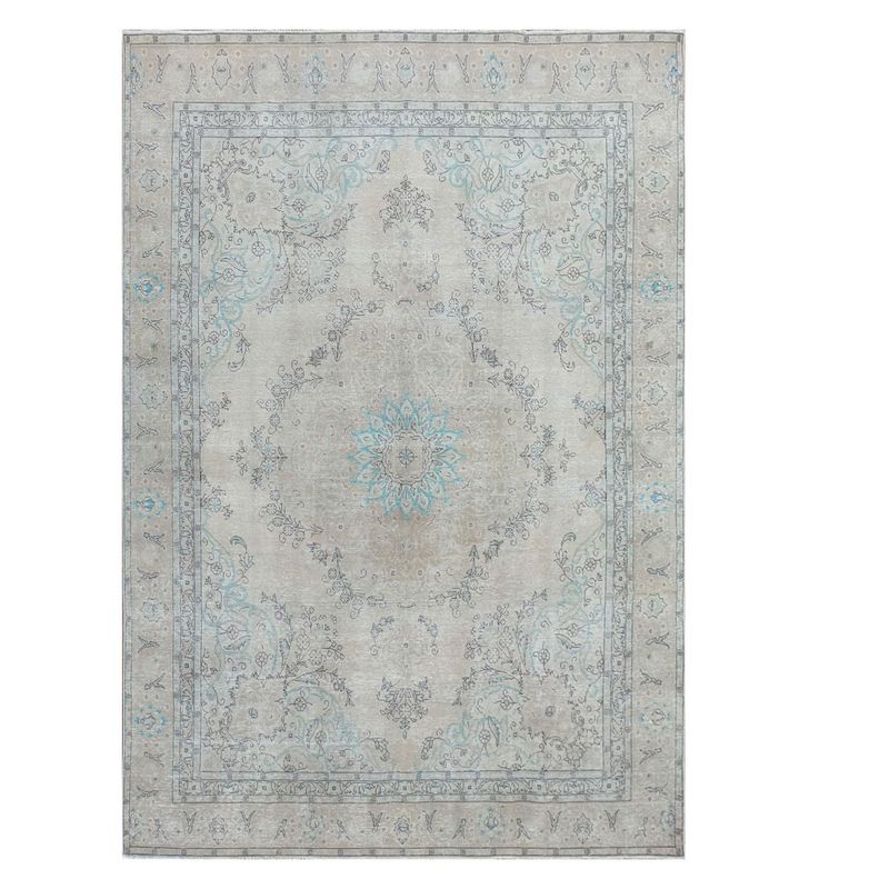 CONSORCIO PERSA - Alfombra Persa Vintage de Lana 3.70 x 2.80 mts.