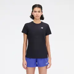 NEW BALANCE - Polera Running Mujer Q Speed ​​J WT33281BK Negra