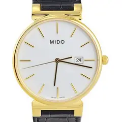 MIDO - Caballero Dorado 38mm Cuarzo Hombre M0096103601100