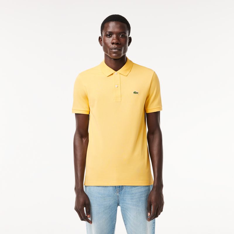 LACOSTE - Polera Polo Lacoste PH4012 Hombre Amarillo - Amarillo