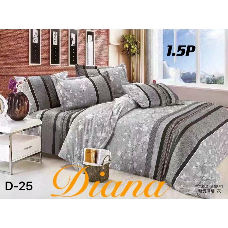 GENERICO - CUBRECAMA QUILT DE VERANO DELGADO 1.5 PLAZA HOJAS GRIS DIANA