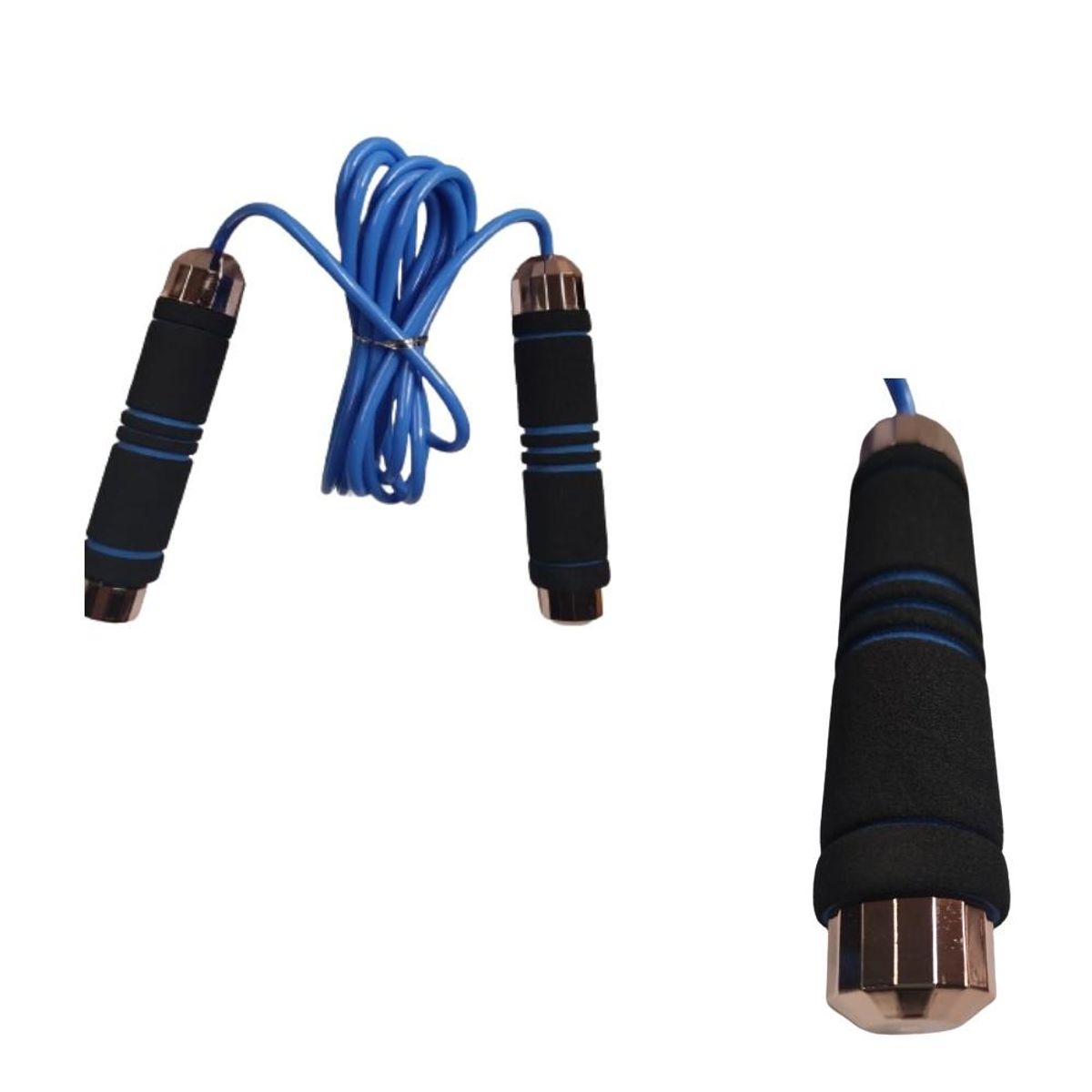 GENERICO - Cuerda PVC mango espuma antideslizante Azul