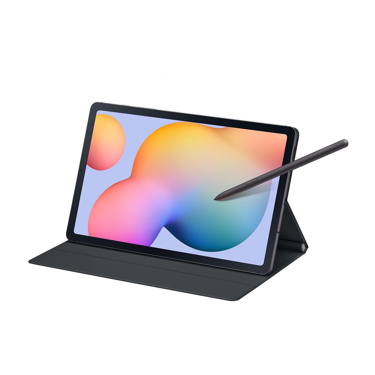SAMSUNG - Samsung Galaxy Tab S6 Lite 2024 Gray 128GB + Book Cover