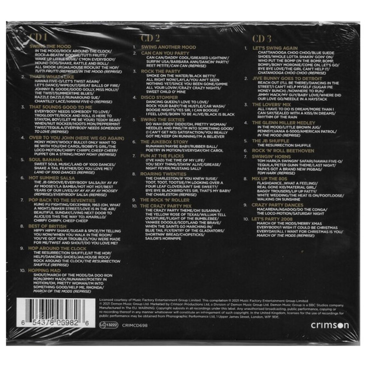 HITWAY MUSIC - JIVE BUNNY AND THE MASTERMIXES - GOLD 3CD - CD HITWAY MUSIC