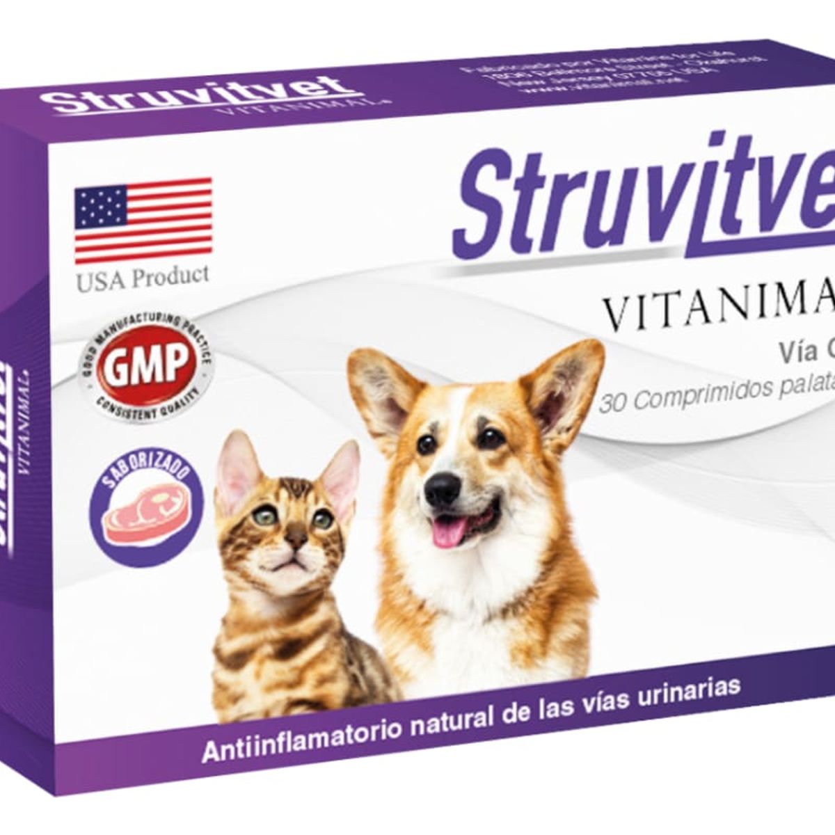 GENERICO - Suplemento Struvitvet 30 Comprimidos