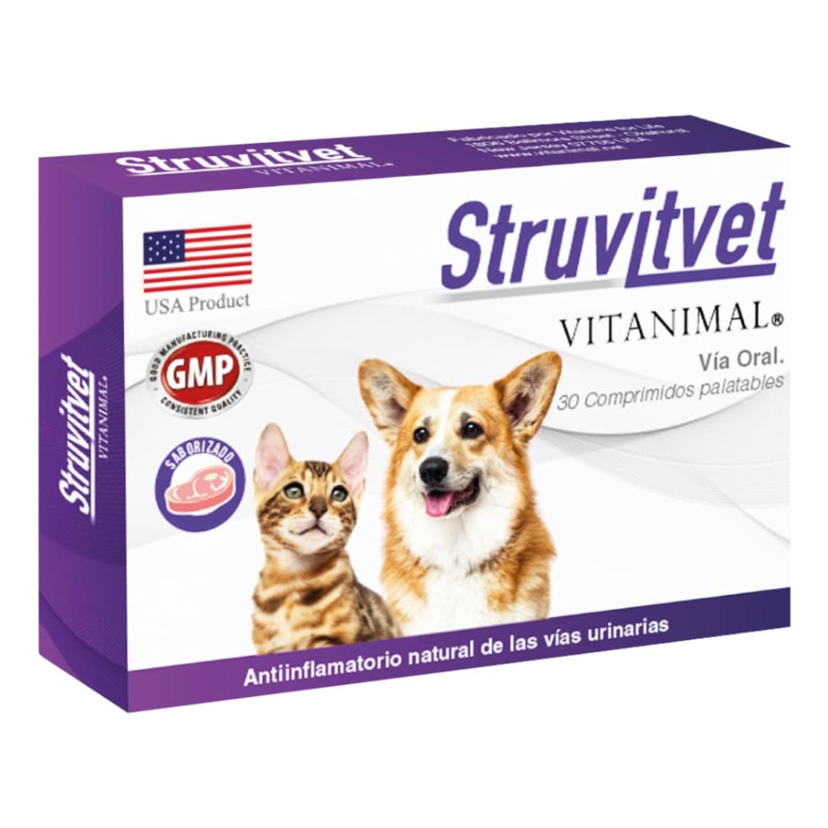 GENERICO - Suplemento Struvitvet 30 Comprimidos