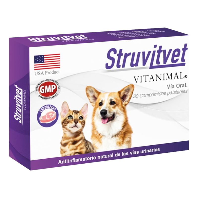 GENERICO - Suplemento Struvitvet 30 Comprimidos