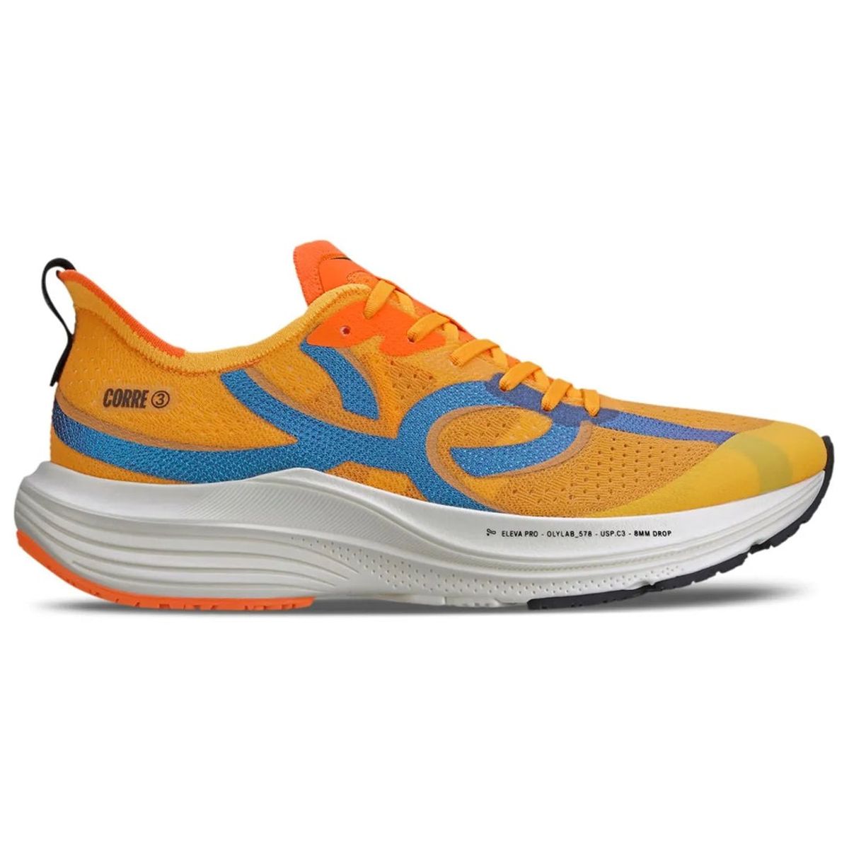 OLYMPIKUS - Zapatilla Running Hombre Corre 3 Naranja