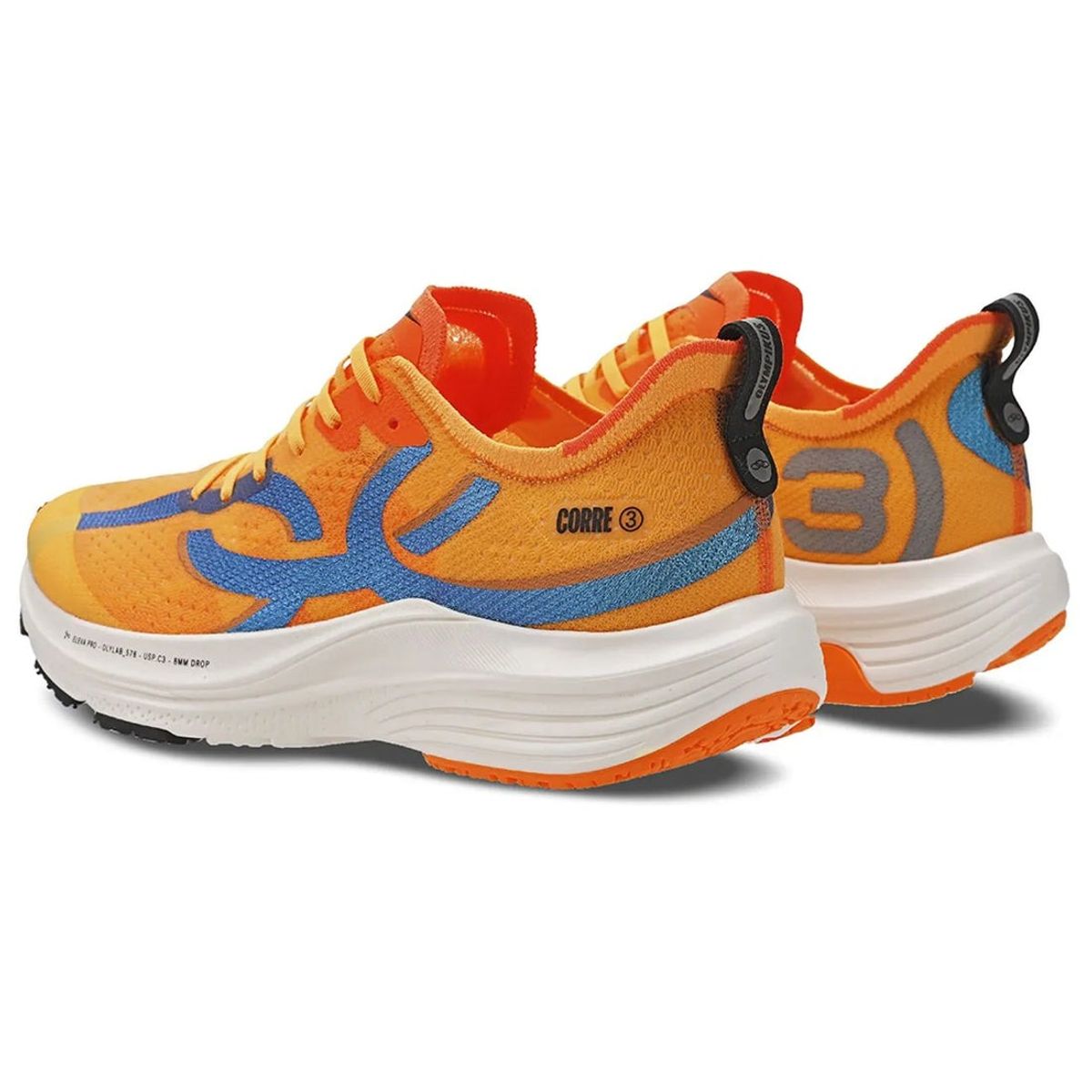OLYMPIKUS - Zapatilla Running Hombre Corre 3 Naranja