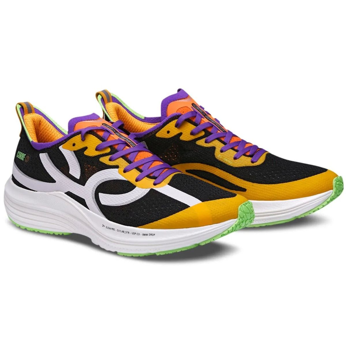 OLYMPIKUS - Zapatilla Running Mujer Corre 3 Negro/Multi