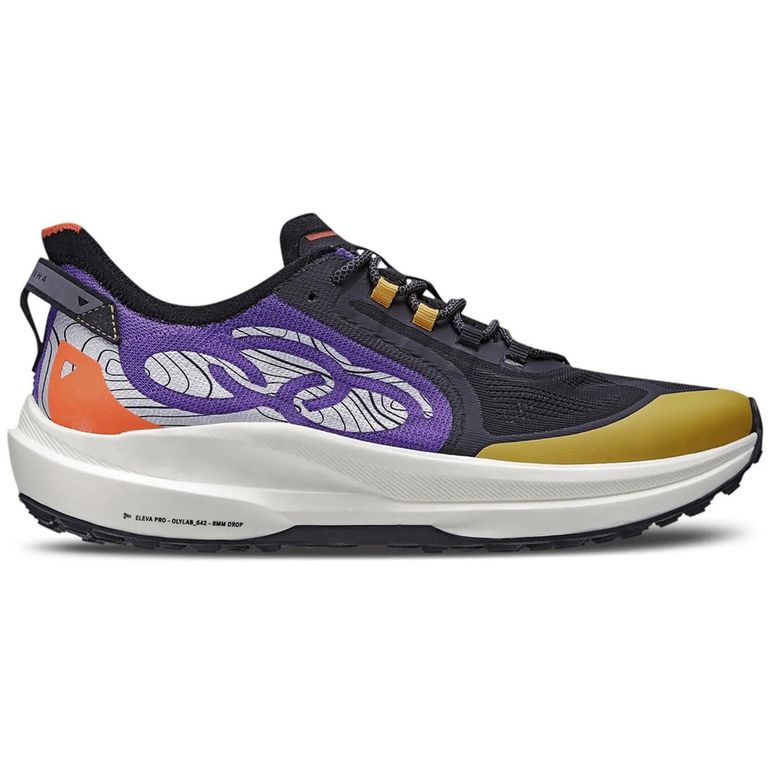 Zapatilla Trail Running Mujer Corre Trilha Negro/Multicolor