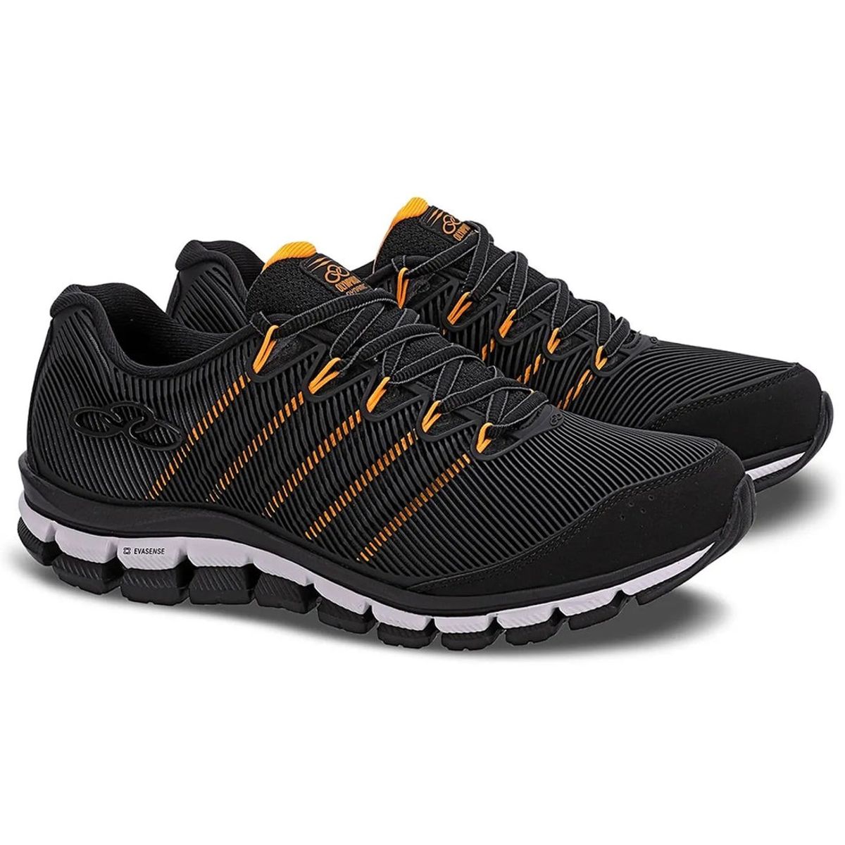 OLYMPIKUS - Zapatilla Hombre Dynamic Negro/Naranja