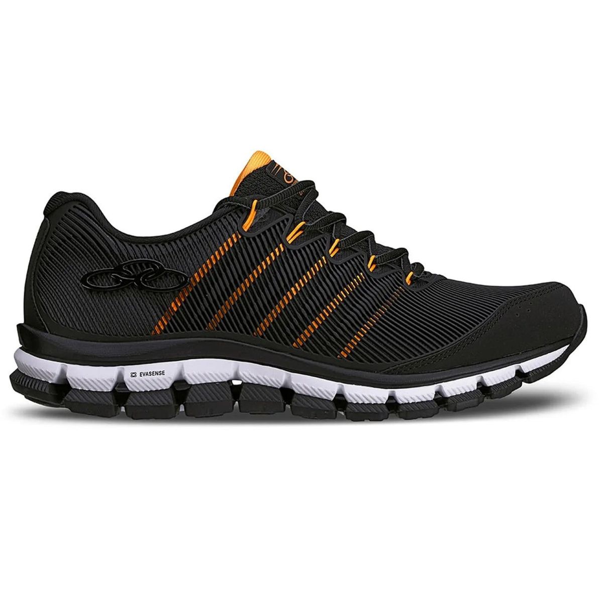 OLYMPIKUS - Zapatilla Hombre Dynamic Negro/Naranja