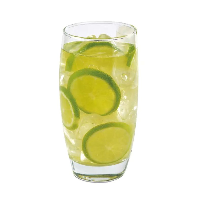 CRISTAR - Vasos Vidrio Alto Bebidas Cóctel Tragos Dubai 435ml Set 6