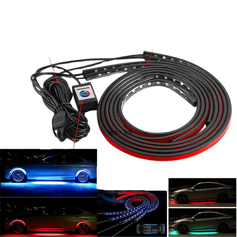GENERICO - Luces led para chasis auto controladas por App