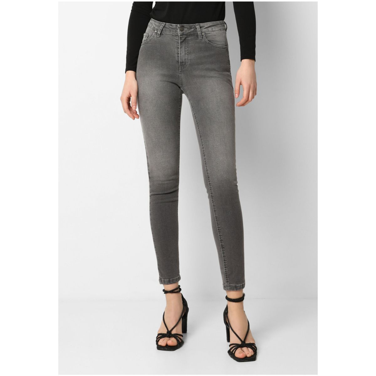 SCALPERS - Jeans Pitillo Tachuelas Grey