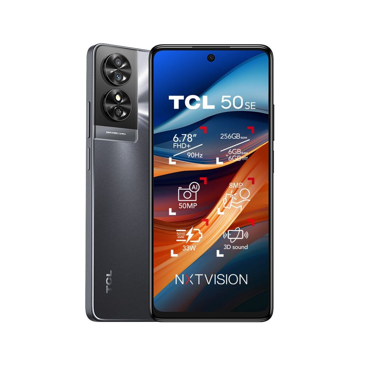 TCL - Smartphone TCL 50SE 256GB 6GB RAM