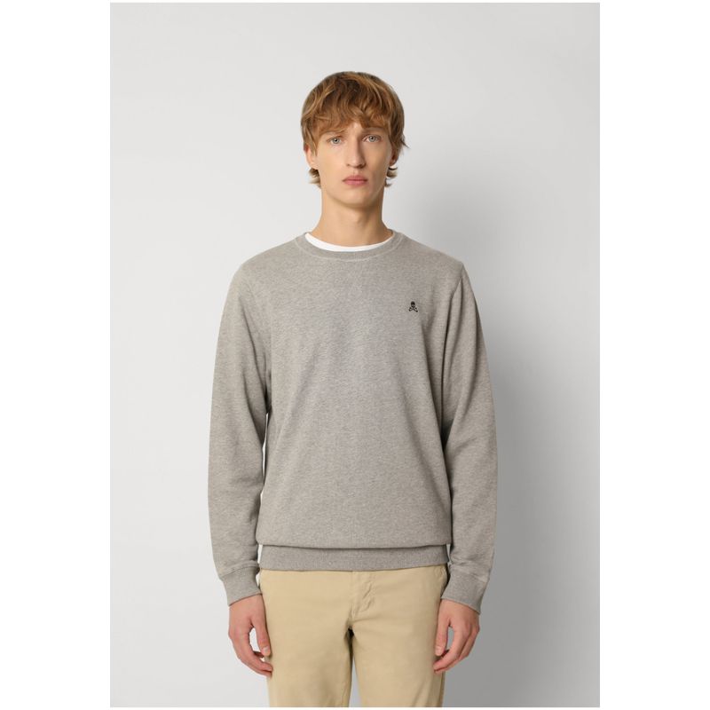 SCALPERS - Polerón Básico Calavera Grey Melange