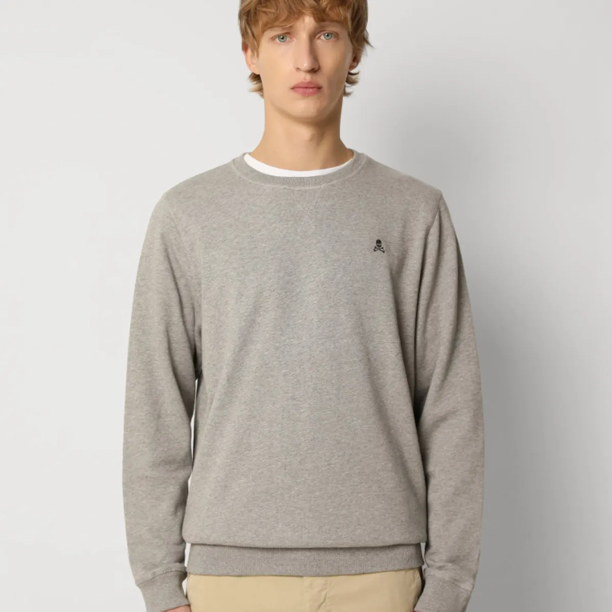 SCALPERS - Polerón Básico Calavera Navy