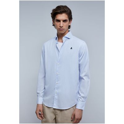 Imagen 2 del producto Camisa Vestir Calavera Contraste Navy Stripes