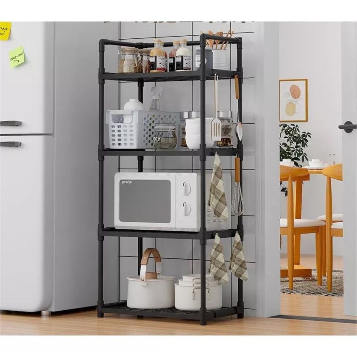 GENERICO - Estantería Plastica Con Diseño Moderno Y Múltiples Cocina