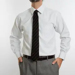 VANDINE - Camisa Etiqueta Roja Espiga Blanca I24-12 - Blanco