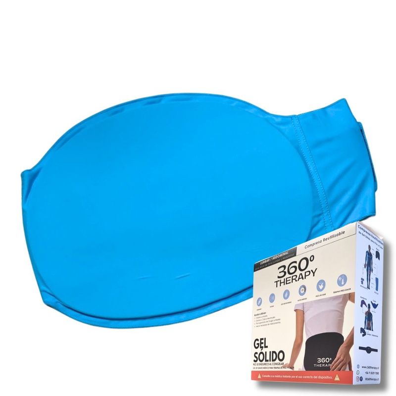 360 THERAPY - Compresa De Gel Sólido para Alivio Lumbar y Abdominal - 360º THERAPY®