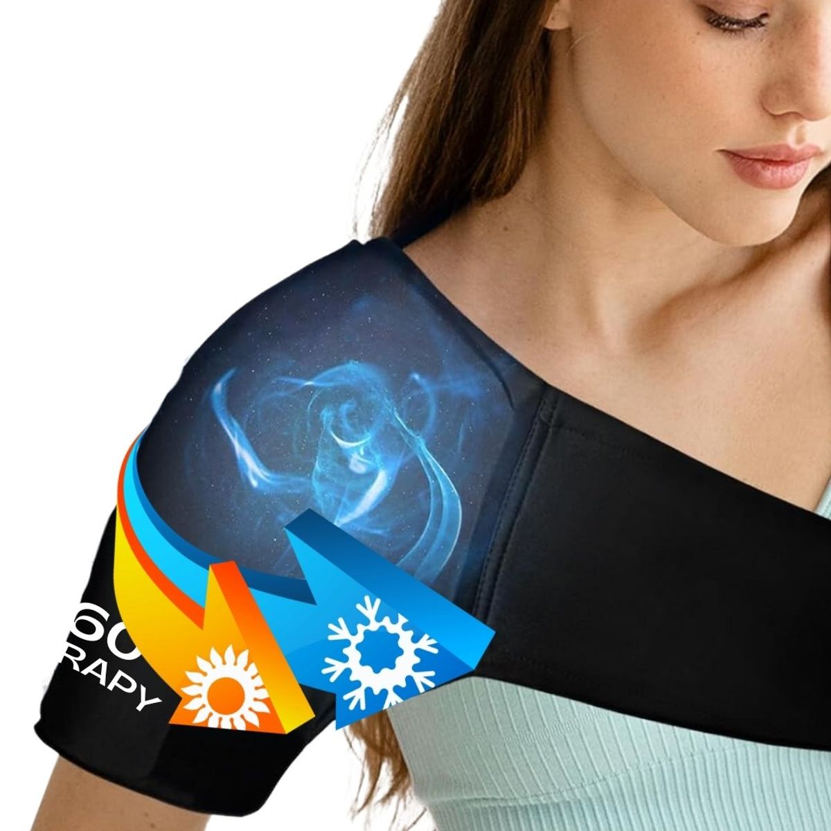 360 THERAPY - Compresa De Gel Sólido para Alivio de Hombro