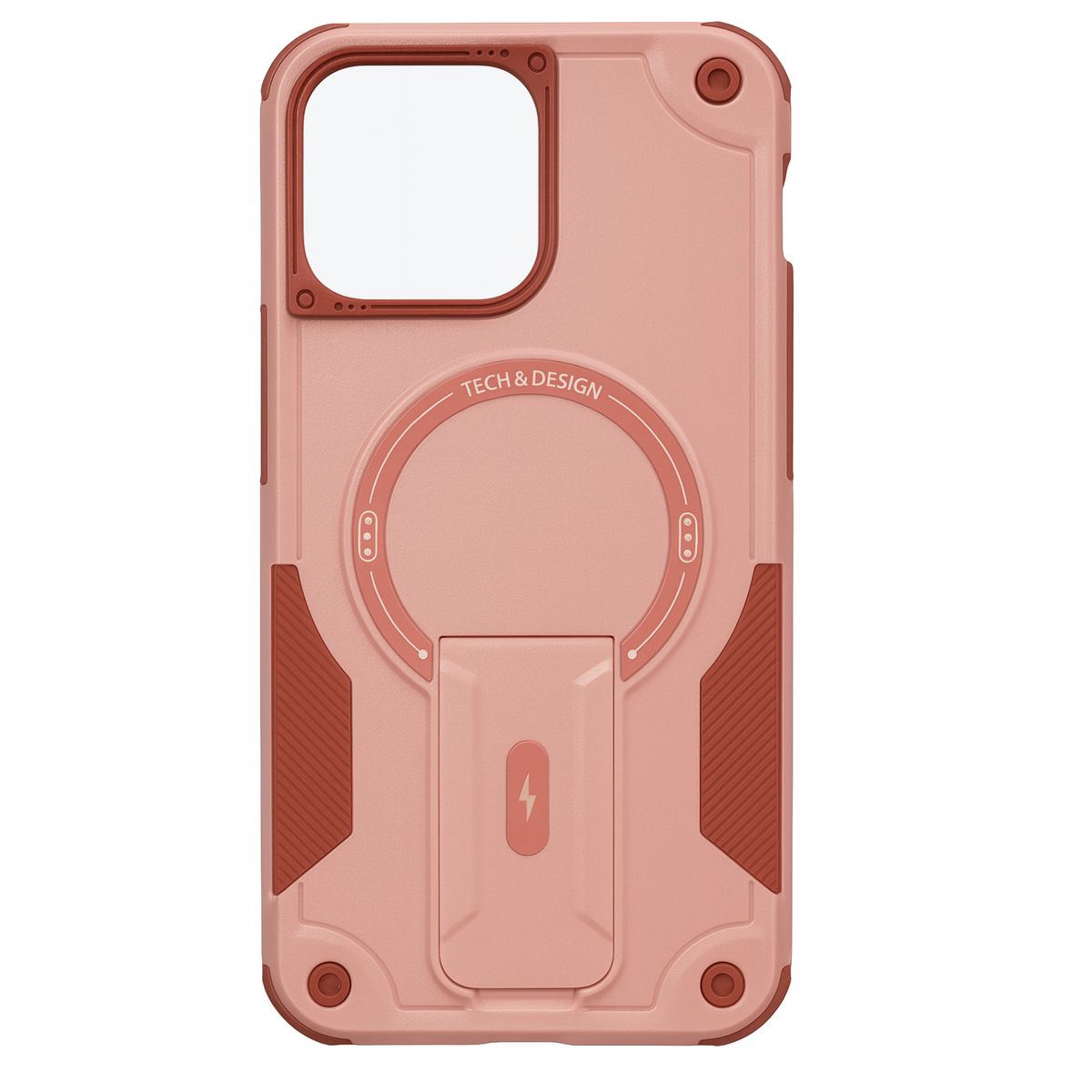 JOIGO - Carcasa Proteccion De Camara Para iPhone 14 15 Rosado