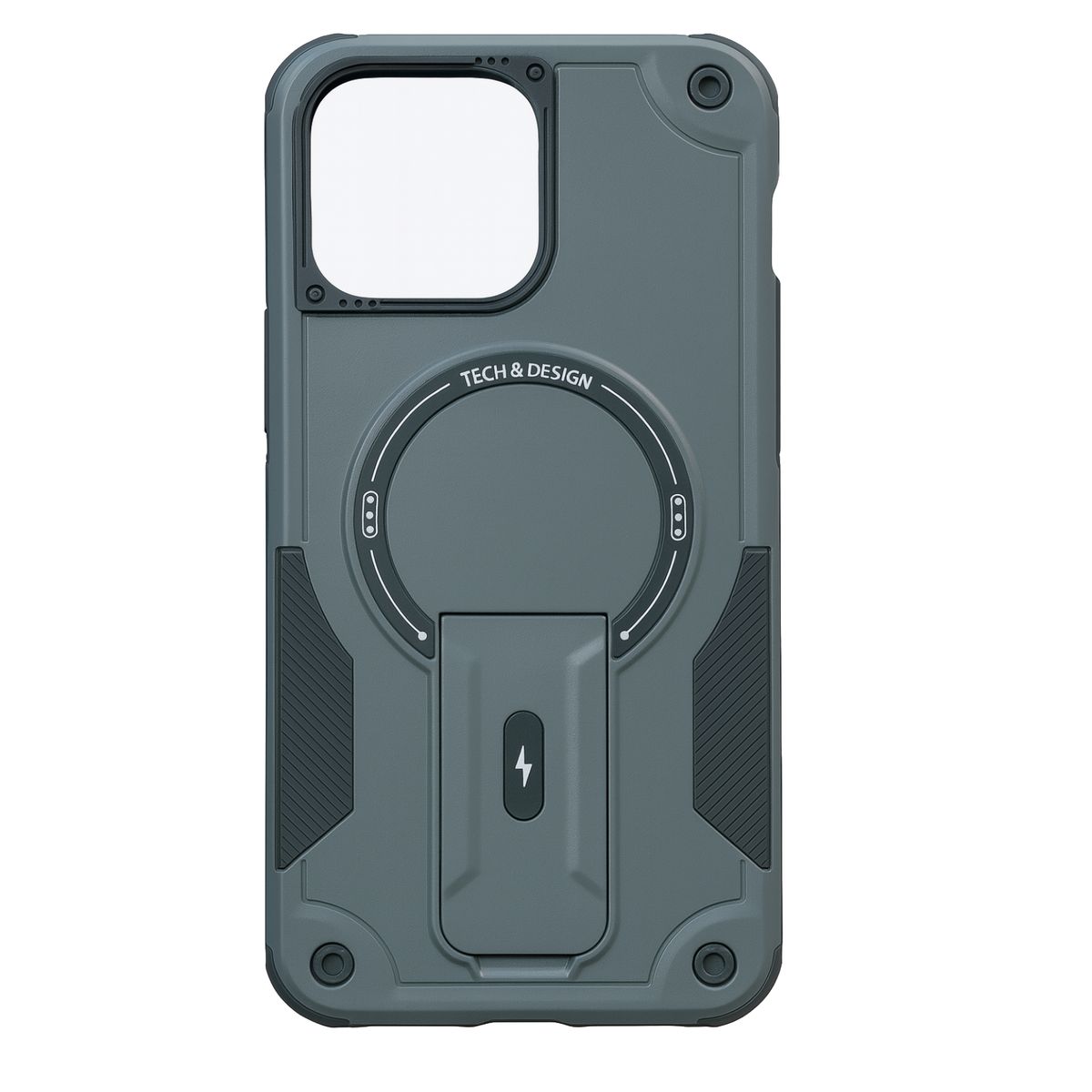 JOIGO - Carcasa Protección De Camara Para iPhone 14 15 Gris