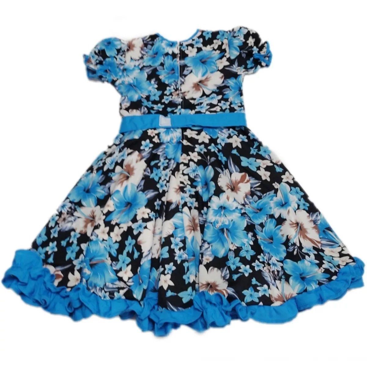 BAUL MAGICO - Vestido Huasa- Chinita Kid Talla 2 4 6 8 - Azul