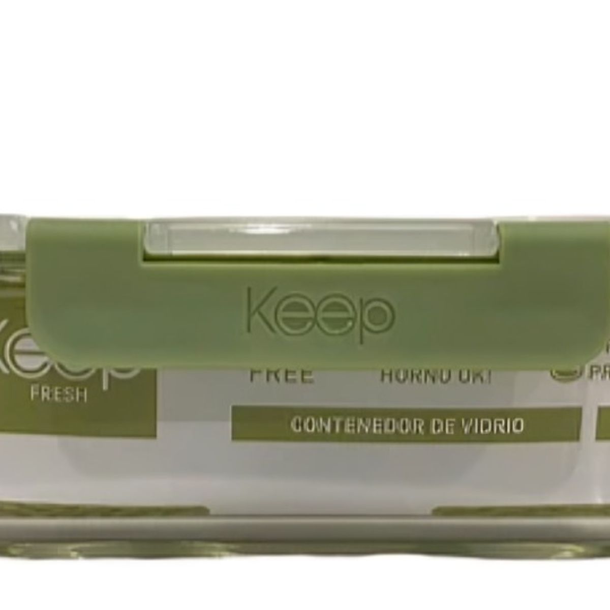 KEEP - HERMETICO RECTANGULAR 1040ML GLASS KEEP VERDE