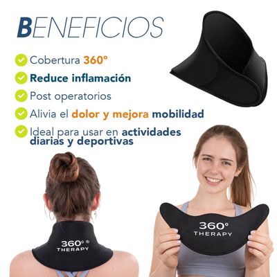 Imagen 2 del producto Compresa Térmica Gel Frío-Calor 360º THERAPY® Cuello y Hombros Reutilizable