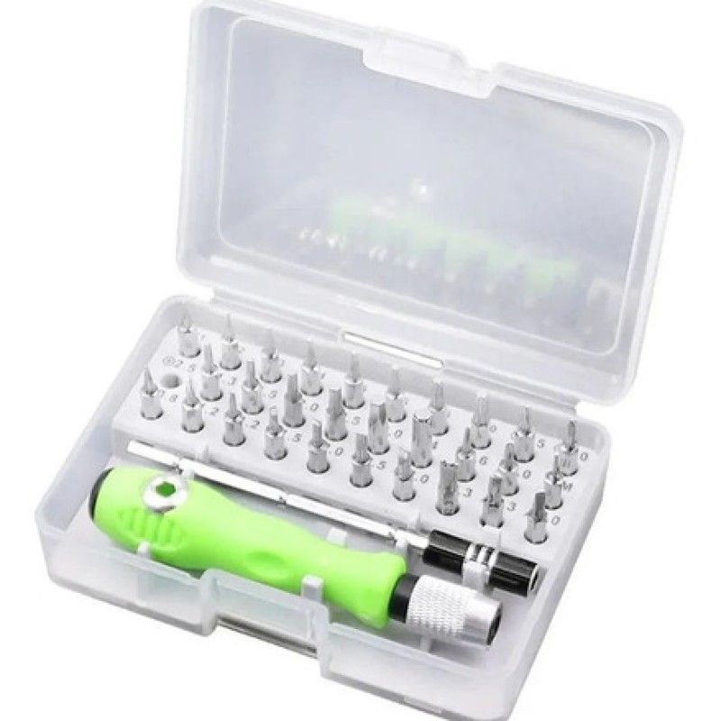 GENERICO - Set Kit Juego Destornillador Precisión 32 Piezas Para celular