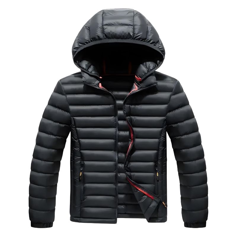 GENERAC - Chaqueta Parka Hombre Mujer Termica Impermeable YMOSS Estandar Negro