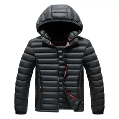 GENERAC - Chaqueta Parka Hombre Mujer Termica Impermeable YMOSS Estandar Negro