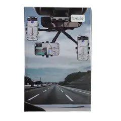 GENERICO - Soporte Para Teléfono Móvil 360 ° Retráctil Para Vehiculo