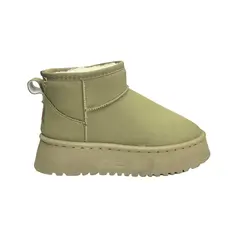 GENERICO - Botín De Nieve Mujer Térmico Forrado Bota Caña Baja Invierno